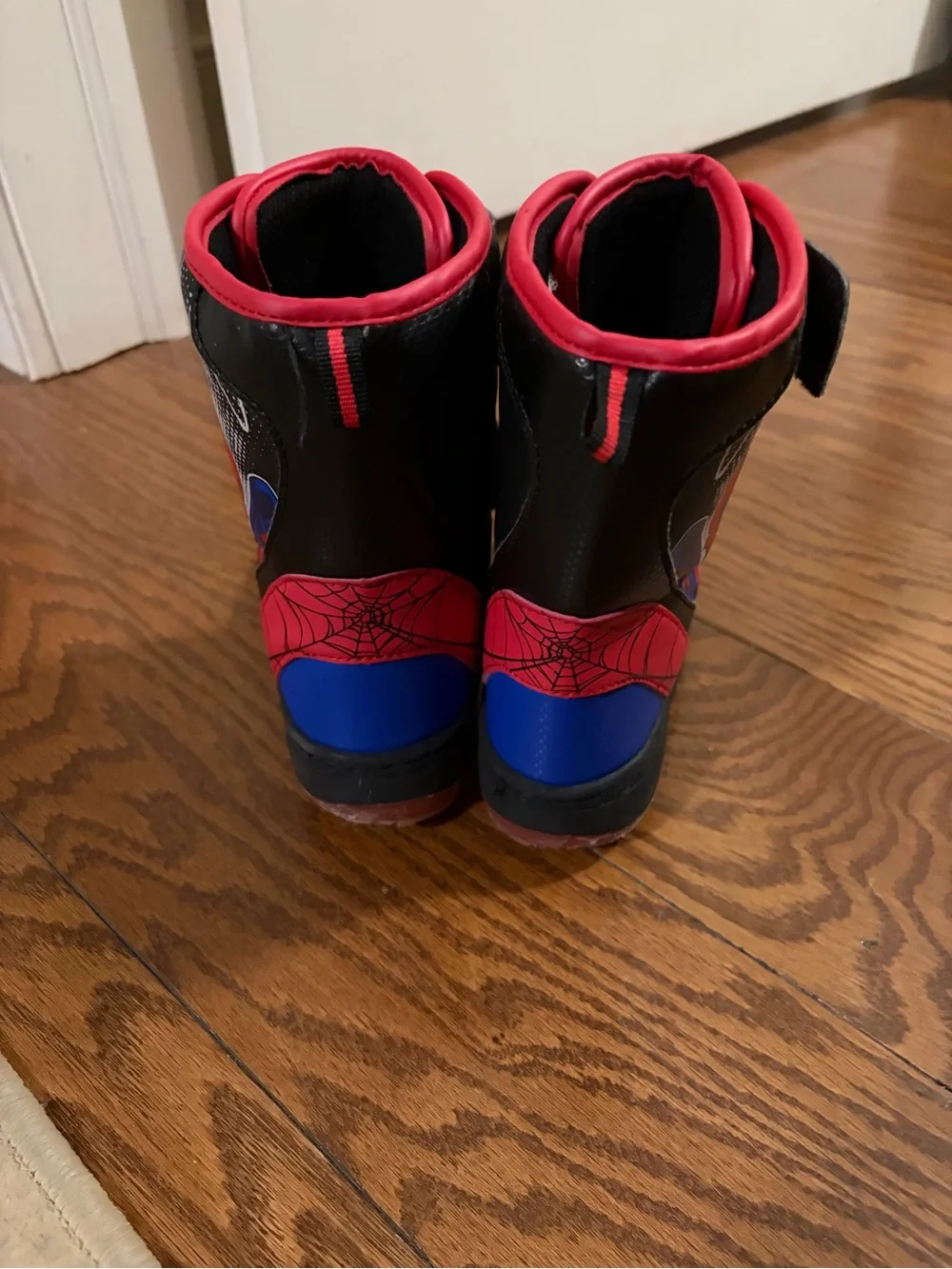 Marvel Kids Spider-Man Black, Red & Blue Rain Boots